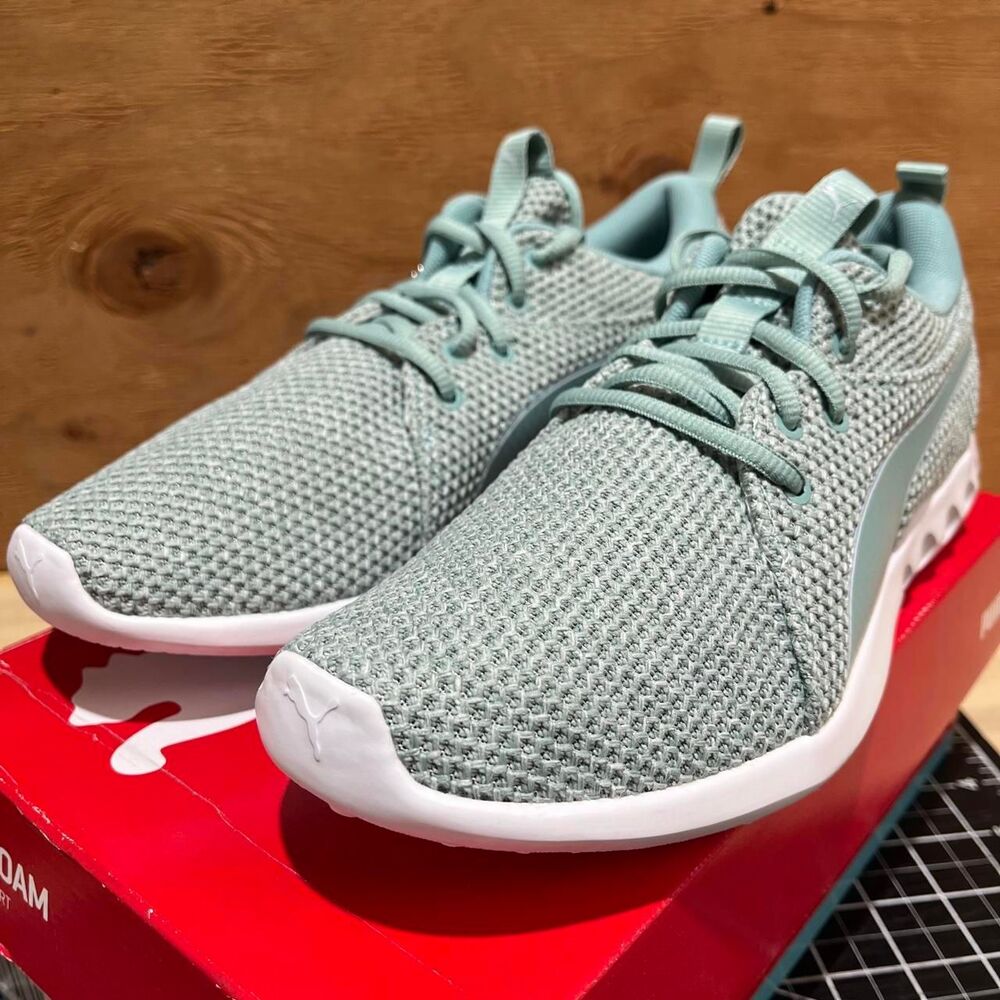 Puma Women's Green and Blue Trainers